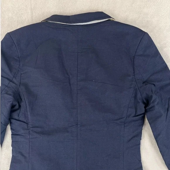 Nifty Genius mens blue 2 button long sleeve blazer jacket size XS